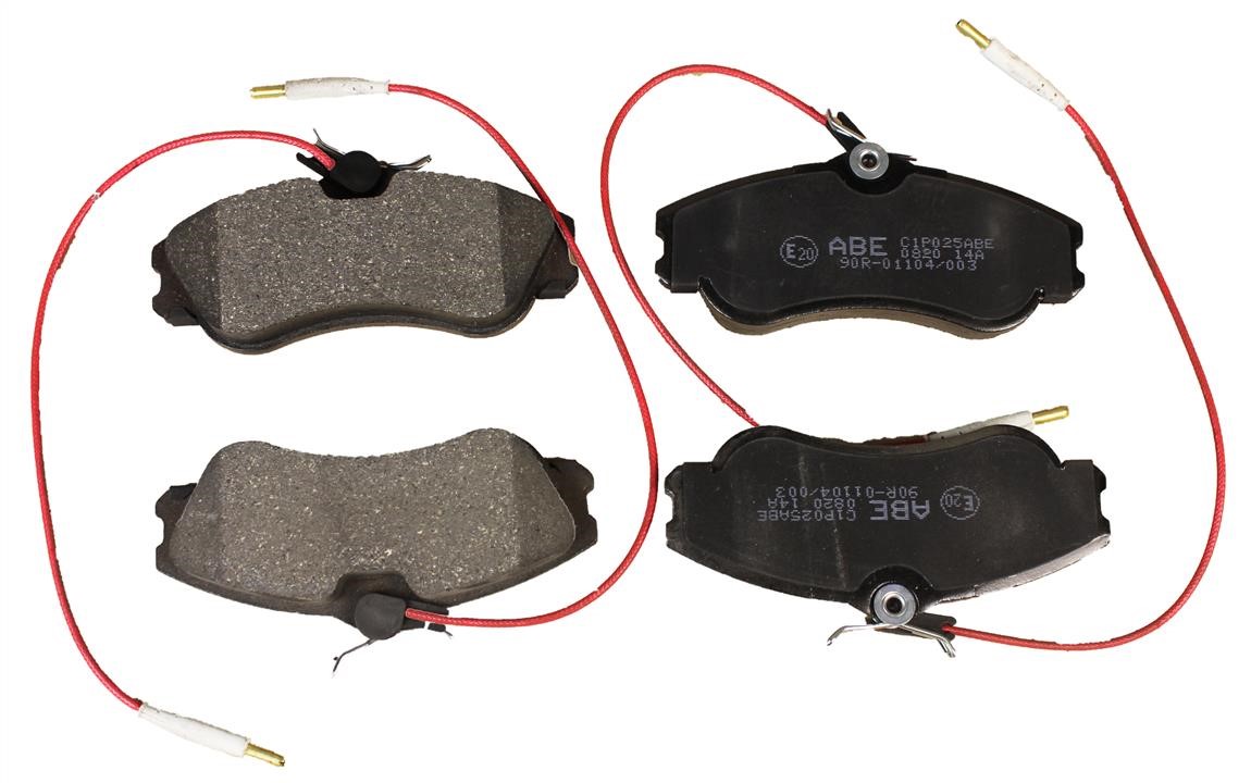 ABE C1P025ABE Front disc brake pads, set C1P025ABE