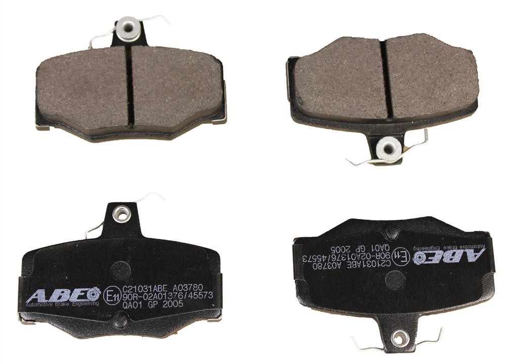 ABE C21031ABE Rear disc brake pads, set C21031ABE