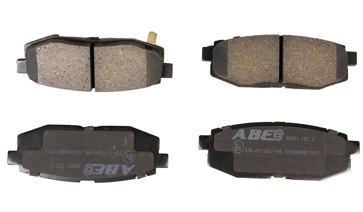 ABE C27004ABE Rear disc brake pads, set C27004ABE