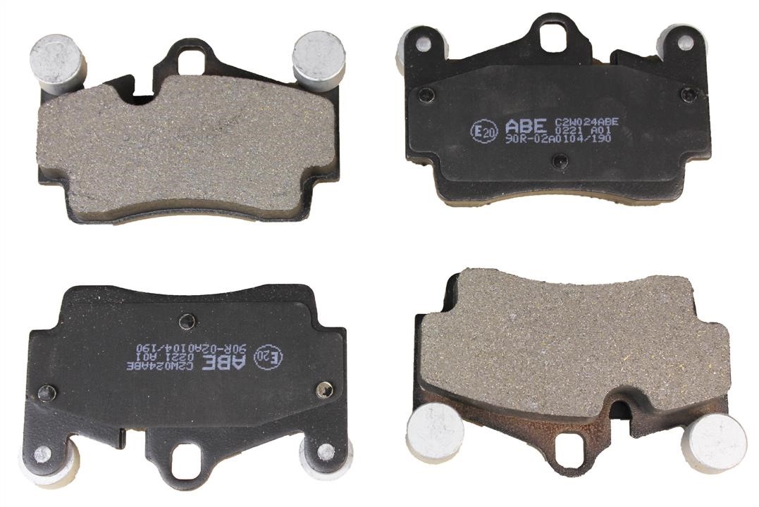 ABE C2W024ABE Rear disc brake pads, set C2W024ABE