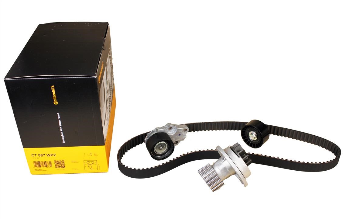 TIMING BELT KIT WITH WATER PUMP Contitech CT887WP2