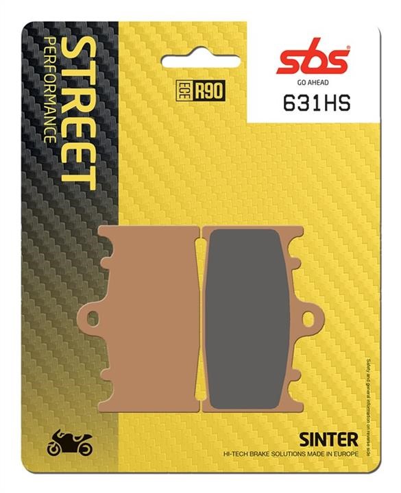 SBS 631HS Brake Pad Set, disc brake 631HS