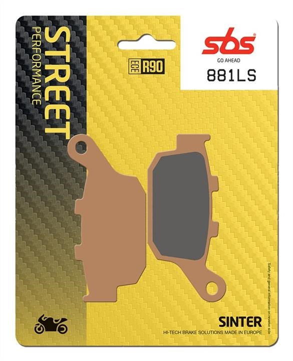SBS 881 LS Brake Pad Set, disc brake 881LS