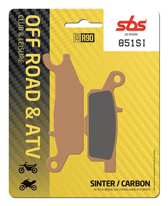 SBS 851SI Brake Pad Set, disc brake 851SI