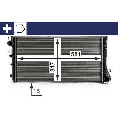 Mahle/Behr CR 11 000P Radiator, engine cooling CR11000P