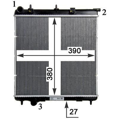 Mahle/Behr CR 1113 000P Radiator, engine cooling CR1113000P