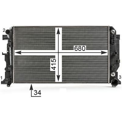 Mahle/Behr CR 12 000P Radiator, engine cooling CR12000P