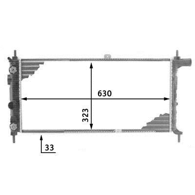 Mahle&#x2F;Behr Radiator, engine cooling – price