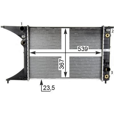 Mahle/Behr CR 559 000P Radiator, engine cooling CR559000P