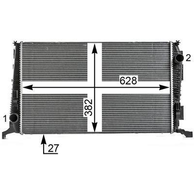 Mahle/Behr CR 6 000P Radiator, engine cooling CR6000P