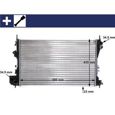 Mahle&#x2F;Behr Radiator, engine cooling – price 393 PLN