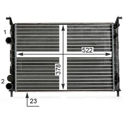 Mahle/Behr CR 7 000P Radiator, engine cooling CR7000P