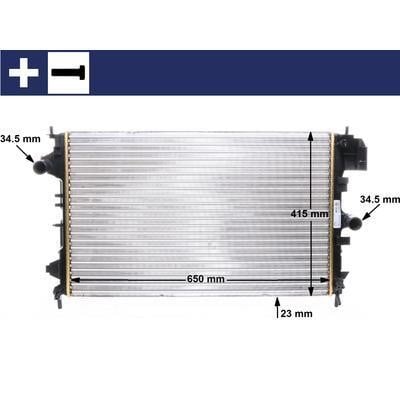 Mahle/Behr Engine cooling radiator – price 530 PLN