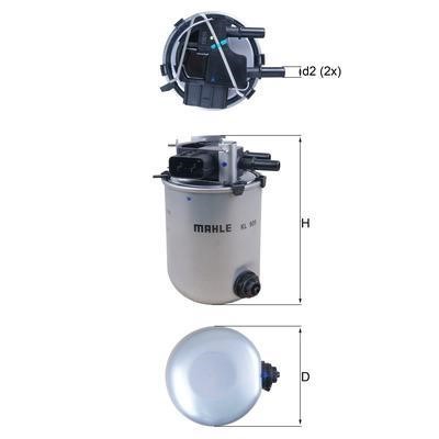 Mahle/Knecht KL 909 Fuel filter KL909