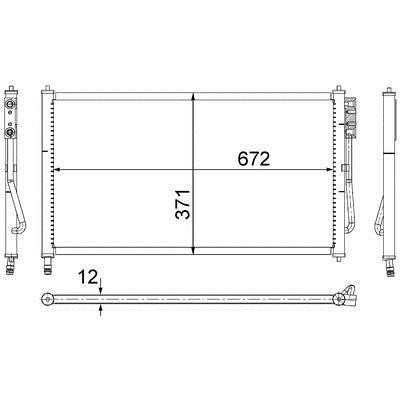 Mahle/Behr AC Condenser – price 276 PLN