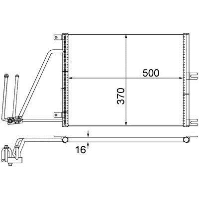 Mahle/Behr AC Condenser – price [object Object] PLN