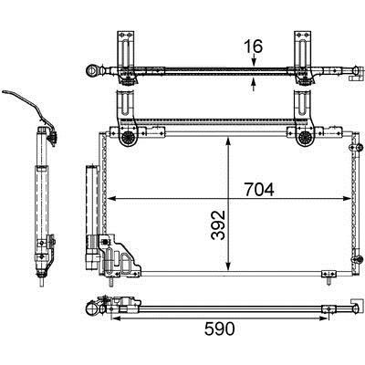 Mahle/Behr AC Condenser – price 538 PLN