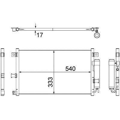 AC507000S Mahle/Behr AC Condenser