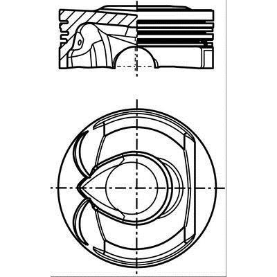 Mahle Original 039 PI 00123 000 Piston set 039PI00123000