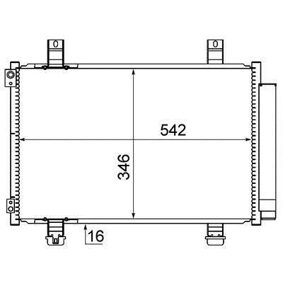 Mahle/Behr AC 611 000S Cooler Module AC611000S