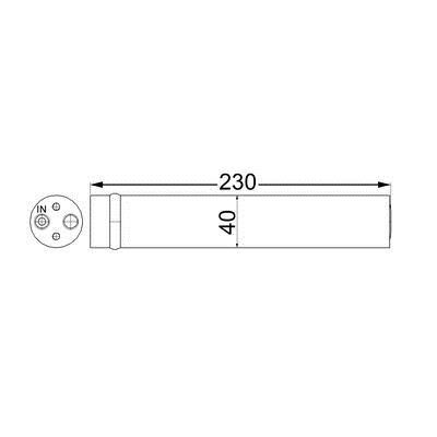 AC receiver drier Mazda 5: AD63000S Mahle/Behr Dryer, air conditioner