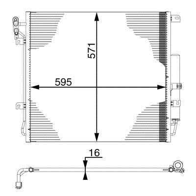 Mahle/Behr AC Condenser – price [object Object] PLN