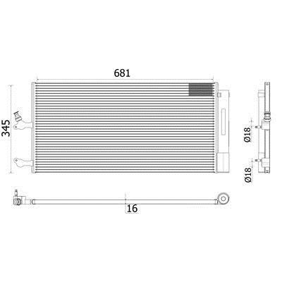 Mahle/Behr AC 942 000P Cooler Module AC942000P