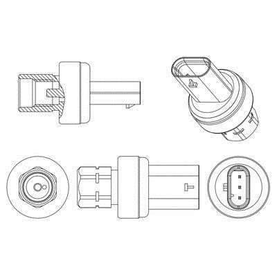 Mahle/Behr ASE 13 000P AC pressure switch ASE13000P
