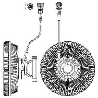 Mahle/Behr Viscous coupling assembly – price [object Object] PLN