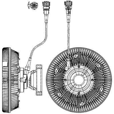 Mahle/Behr Viscous coupling assembly – price 2705 PLN