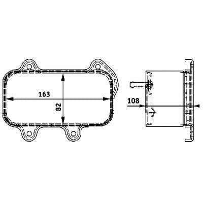 Mahle/Behr Oil cooler – price [object Object] PLN