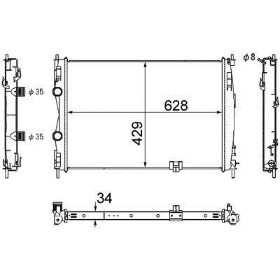 Mahle/Behr Engine cooling radiator – price [object Object] PLN