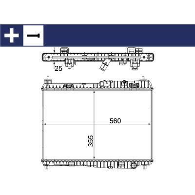 Mahle/Behr Engine cooling radiator – price [object Object] PLN