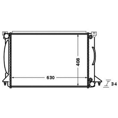Mahle/Behr Engine cooling radiator – price [object Object] PLN