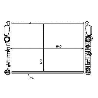 Mahle/Behr Engine cooling radiator – price [object Object] PLN