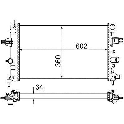 Mahle/Behr Engine cooling radiator – price [object Object] PLN