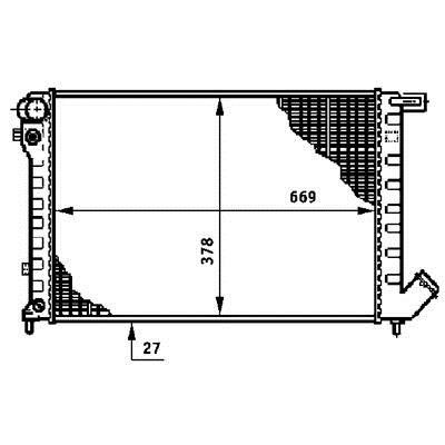 Mahle&#x2F;Behr Radiator, engine cooling – price