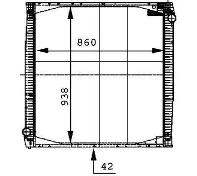 Mahle/Behr Engine cooling radiator – price [object Object] PLN