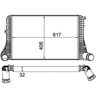 Mahle&#x2F;Behr Intercooler, charger – price