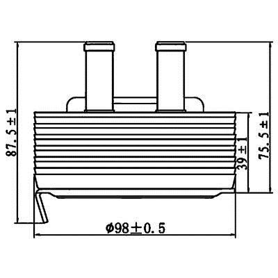 Mahle/Behr CLC 197 000S Oil cooler CLC197000S