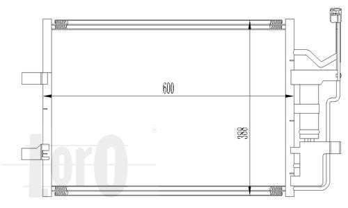 Abakus 030-016-0010 AC Condenser 0300160010 0300160010 Abakus AC Condenser