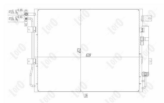 AC Condenser Abakus 027-016-0008