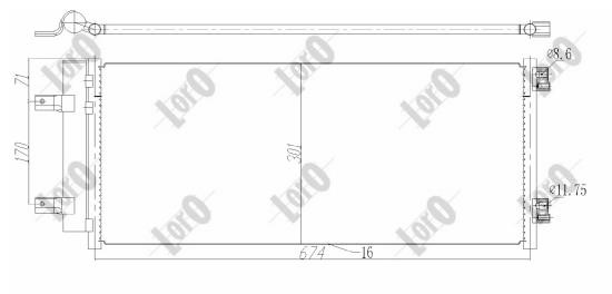 AC Condenser Abakus 037-016-0053