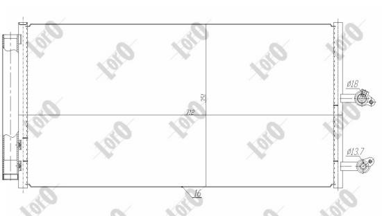AC Condenser Abakus 052-016-0016