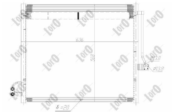 AC Condenser Abakus 054-016-0041