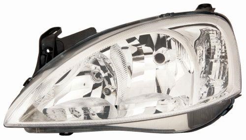 Headlight Opel Corsa C: 4421125LLDEMD Abakus Headlight left