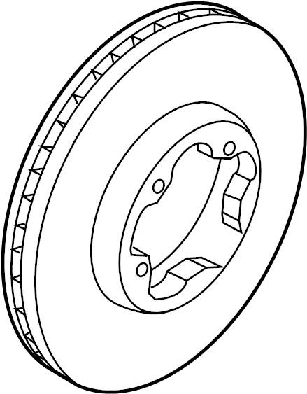 Ford CK4Z-1125-H Brake disc CK4Z1125H CK4Z1125H Ford Brake disc