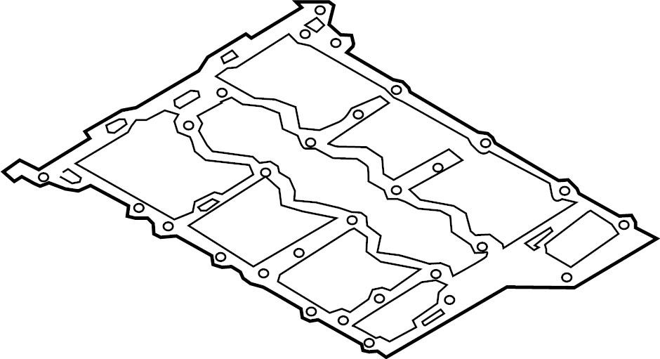 Ford HX7Z-6584-A Valve cover gasket HX7Z6584A