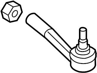 Ford KV6Z-3A130-B Tie rod end KV6Z3A130B KV6Z3A130B Ford Tie rod end