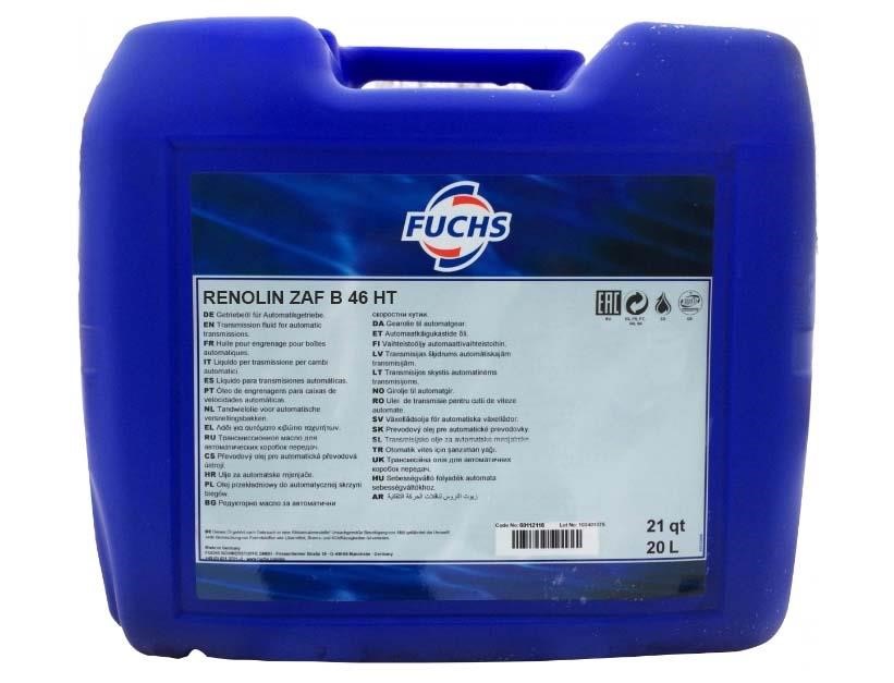 Fuchs 601121166 Fluid hydraulic Fuchs Renolin ZAF B 46 HT, 20l 601121166